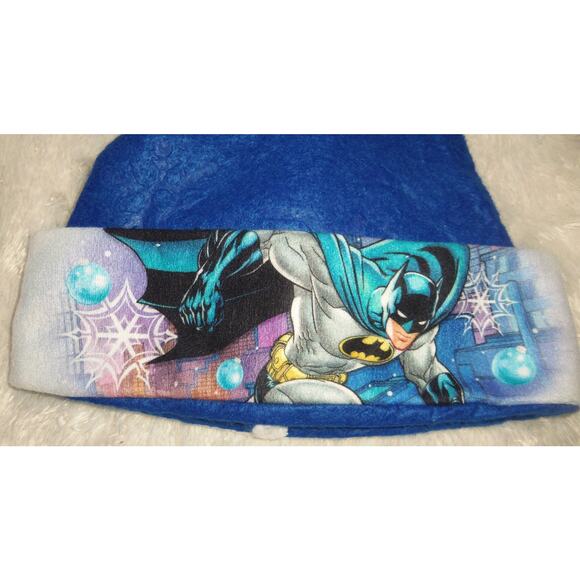 Christmas Santa Hat DC Comics Batman 16" Blue Felt 2022 by RUZ - Picture 1 of 5